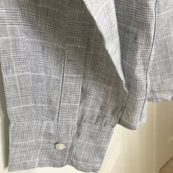 Frank & Eileen Linen Men’s XL Long Sleeve Button Front Shirt Gray - Picture 7 of 9